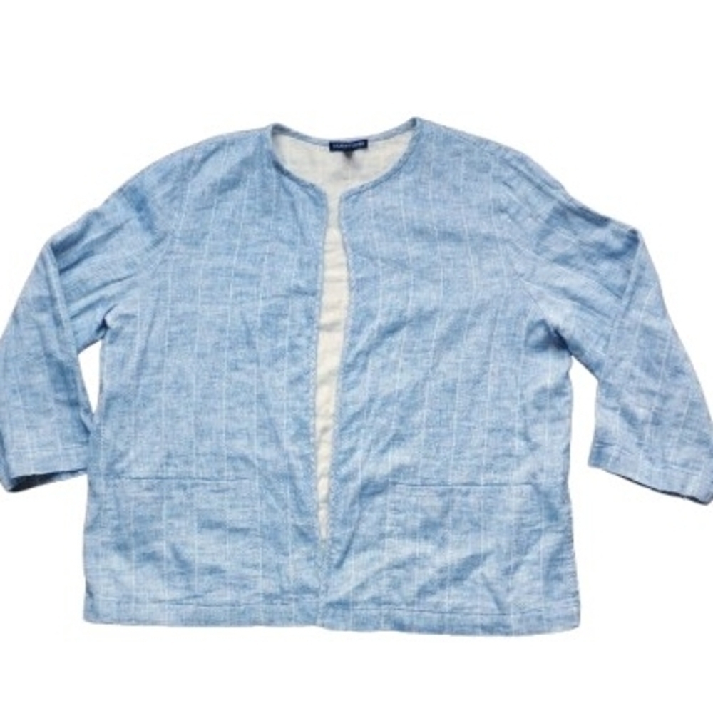 NEW EILEEN FISHER Organic Linen Cotton Jacket Lined Size LARGE